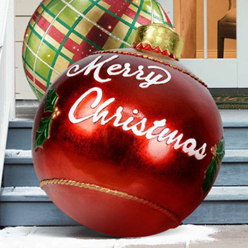 Christmas Ornament Ball Outdoor Pvc 60CM Inflatable Decorated Ball PVC