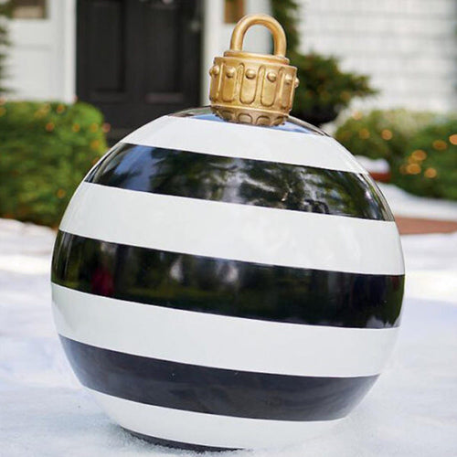 Christmas Ornament Ball Outdoor Pvc 60CM Inflatable Decorated Ball PVC