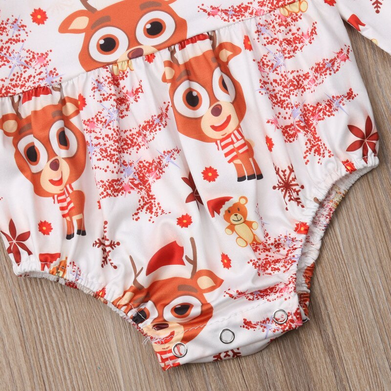 Baby Girl Christmas Onsee, Rudolph Deer