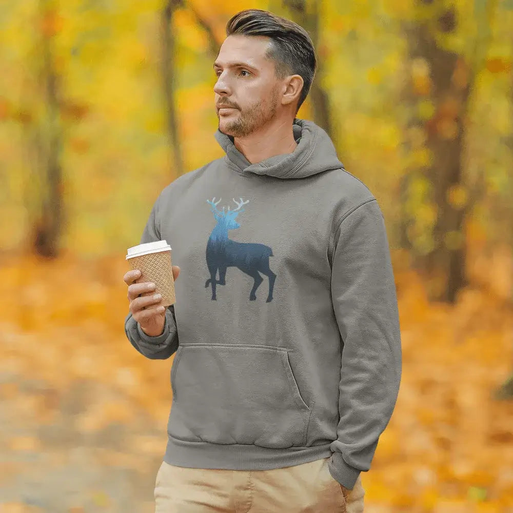 Deer Hoodie, Men's sizing ( 2 colors)