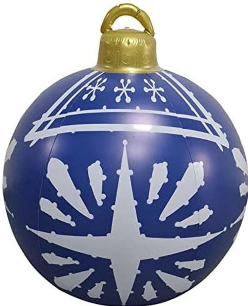 Christmas Ornament Ball Outdoor Pvc 60CM Inflatable Decorated Ball PVC