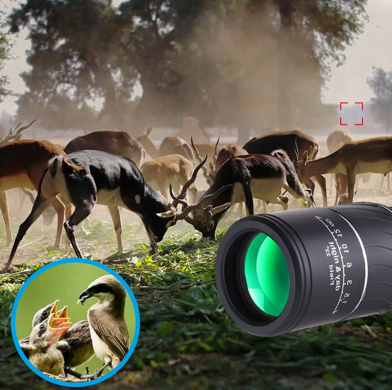 40X60 Monocular Binoculars- Night Vision BAK4 and Prism High Power