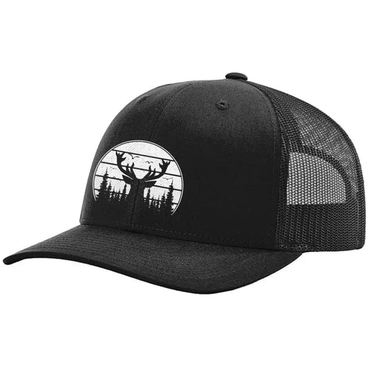 Embroidered Deer Hunting Trucker Hat (available in 4 colors)