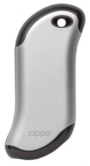 Zippo Rechargeable Hand Warmer and USB Charger In One, 6 hr Silver