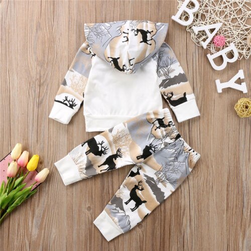 Baby Deer Hoodies, Hoodie and Pants ( available in 4 infant sizes)