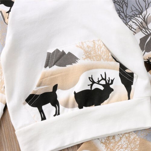 Baby Deer Hoodies, Hoodie and Pants ( available in 4 infant sizes)