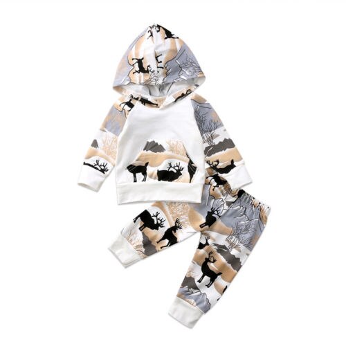Baby Deer Hoodies, Hoodie and Pants ( available in 4 infant sizes)