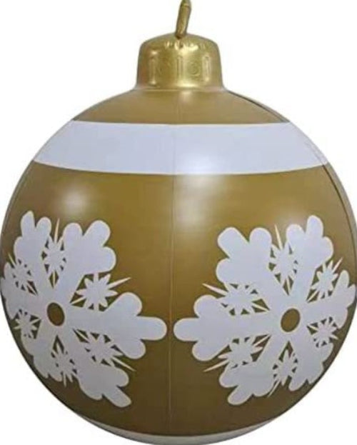 Christmas Ornament Ball Outdoor Pvc 60CM Inflatable Decorated Ball PVC