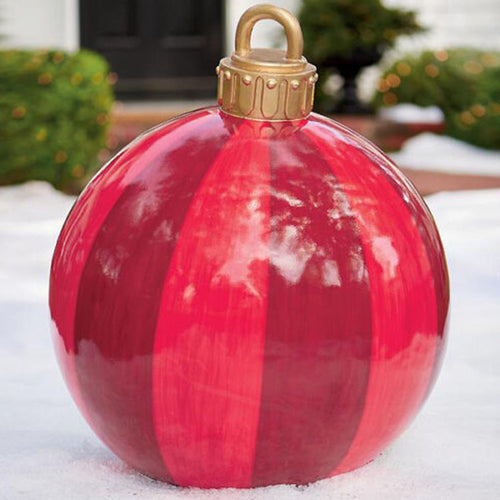 Christmas Ornament Ball Outdoor Pvc 60CM Inflatable Decorated Ball PVC