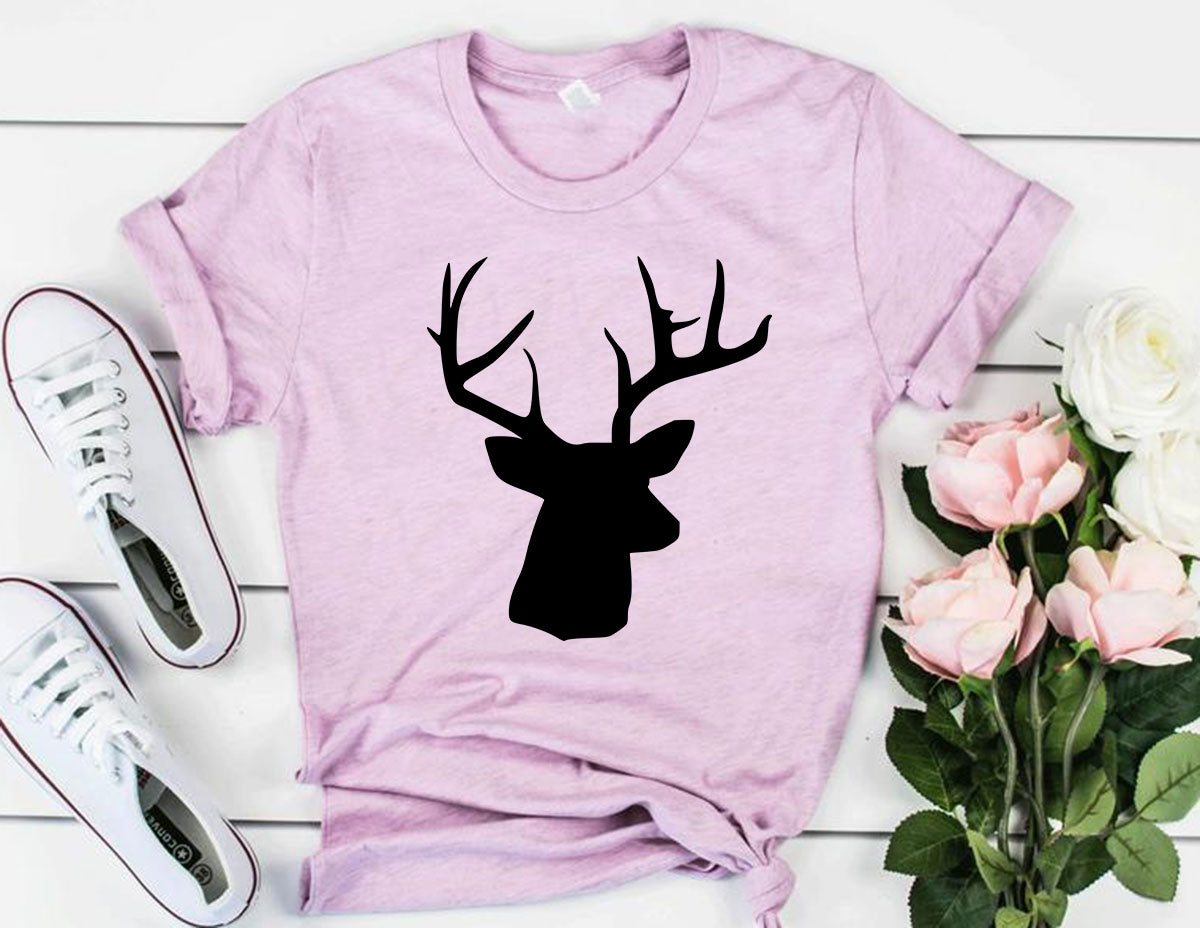 Big Buck Deer, Women's T- Shirt (6 colors, 8 sizes)