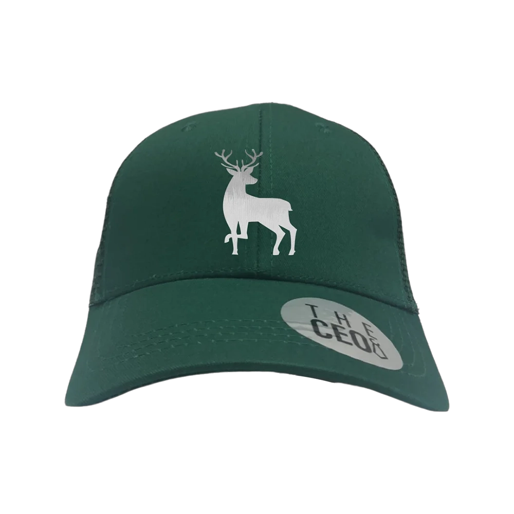 Deer Embroidered Trucker Hat ( 4 colors)