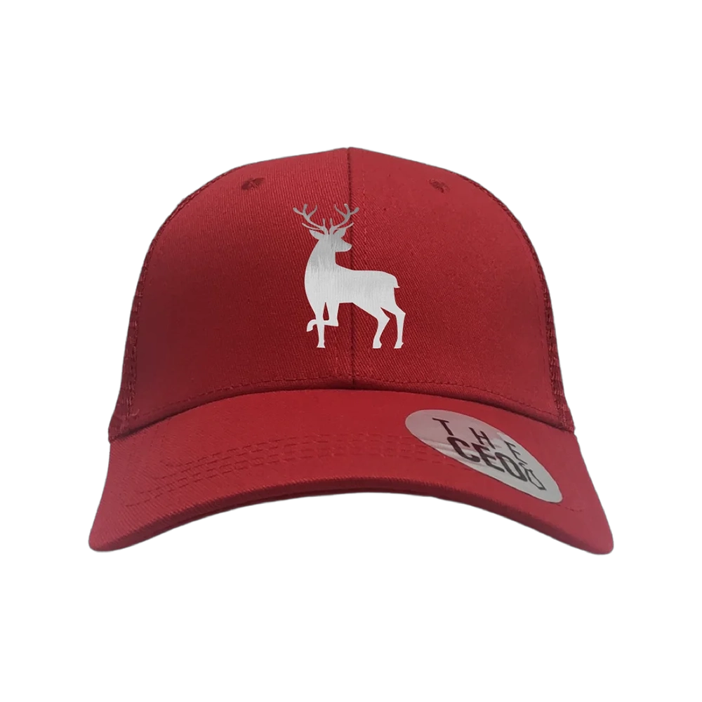 Deer Embroidered Trucker Hat ( 4 colors)