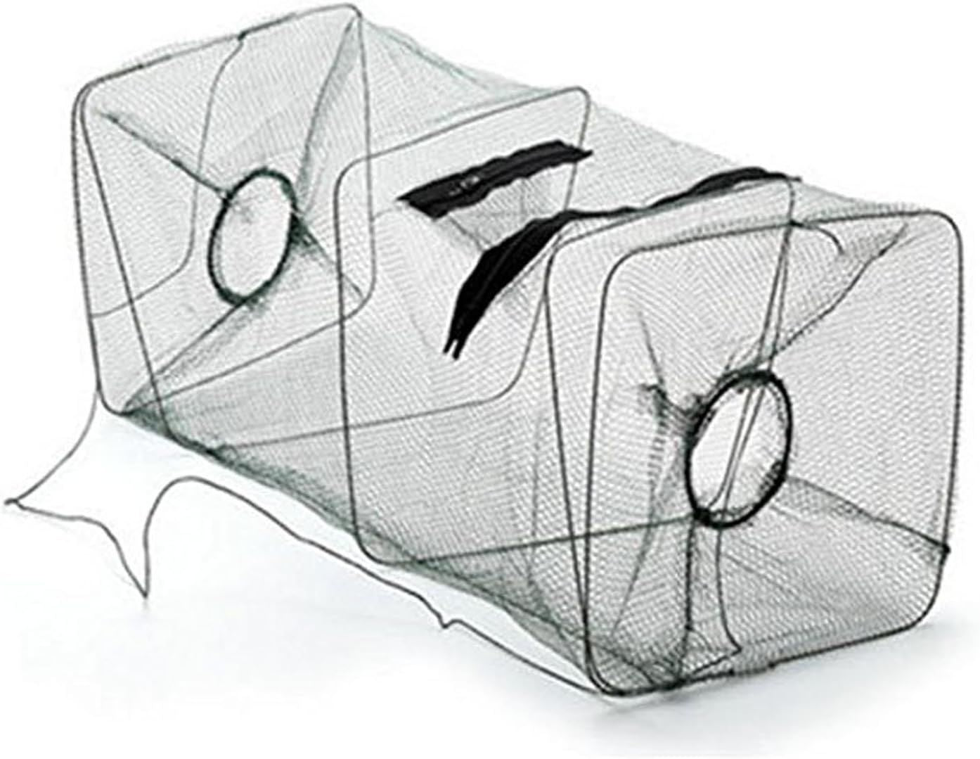 Foldable Fishing Net Trap and Fish Minnow Trap