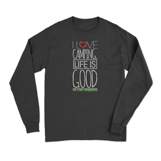 "I Love Camping" Long Sleeve T-Shirt