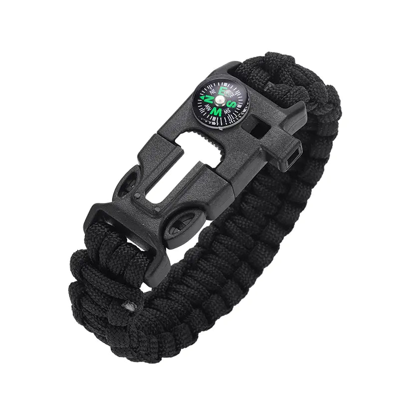 Whistle Bracelet with Fire Starter (High Decibel)
