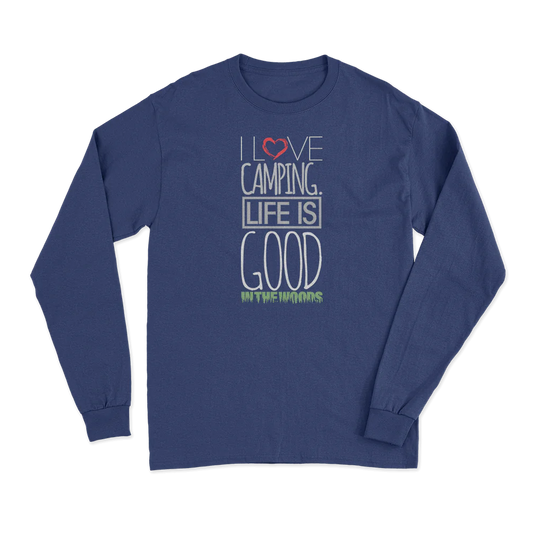 "I Love Camping" Long Sleeve T-Shirt